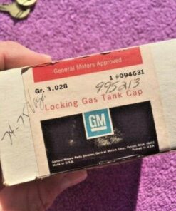 Alternative view of 1974 1975 Chevrolet Vega Monza NOS Accessory Locking Gas Cap w/ Keys #994631 / 995213