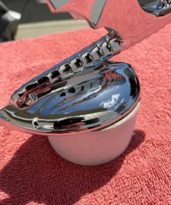 NORS sea horse hood ornament radiator cap for 1934 1935 1936 Chevrolet truck vintage front hood accessory