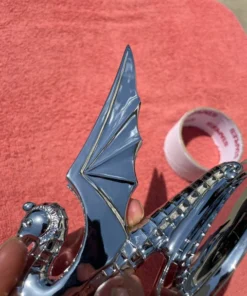 Alternative view of 1934-1936 Chevrolet Truck NORS Accessory Sea Horse Hood Ornament Radiator Cap