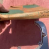NOS gas door guard for 1961 Chevrolet Nomad station wagon SS part number 985027 OEM fuel filler protection trim