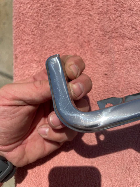1963-1964 Chevrolet STATION WAGON NOS Accessory Gas Door Guard #985489 - Image 5