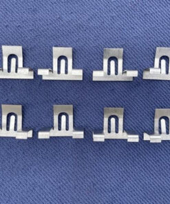 Alternative view of 1950 1951 1952 Chevy Bel Air Hardtop NEW Stainless Steel Rear Window Lower Reveal Molding Clip Set (OEM #4571696)