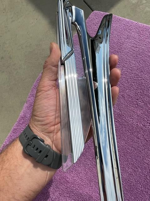 1941 Chevrolet NORS Accessory Flying Lady Goddess Hood Ornament Lucite Insert - Image 7
