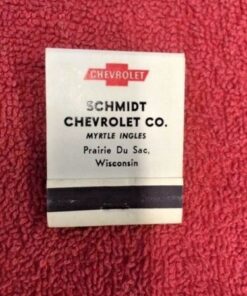 Alternative view of 1964 Chevrolet VINTAGE Dealer PROMO Accessory "Chevy Time '64" MATCHBOOK