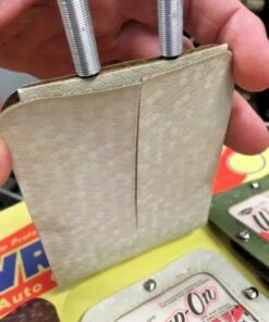 Alternative view of Vintage Accessory Cobbs WHITE NOS Certificate Registration Steering Column / Visor Holder