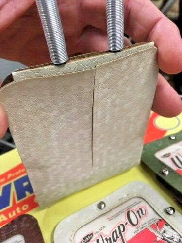 Vintage Accessory Cobbs WHITE NOS Certificate Registration Steering Column / Visor Holder - Image 2