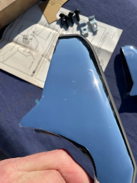 1965-1969 Chevrolet Corvair NOS Accessory Front / Rear Bumper Guard Pair #3861863 - Image 14
