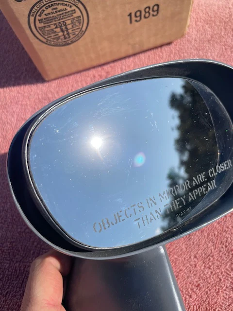 1980-1982 Chevrolet Citation Nova NOS RH Outside "Sport" Mirror #20131855 - Image 3