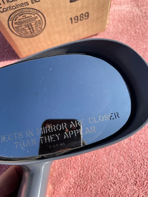 1980-1982 Chevrolet Citation Nova NOS RH Outside "Sport" Mirror #20131855 - Image 4