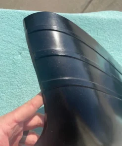 Alternative view of 1951 1952 Chevrolet Special NOS 2-DOOR Rubber Blackout Rear Stone Shields Guards #4589005 / 4589006