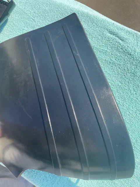 1951 1952 Chevrolet Special NOS 2-DOOR Rubber Blackout Rear Stone Shields Guards #4589005 / 4589006 - Image 13