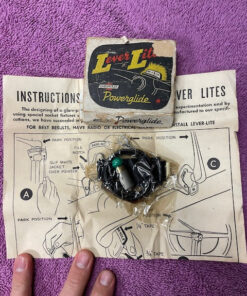 NOS shift lever indicator accessory light kit for 1950 to 1952 Chevrolet Powerglide dashboard interior OEM lighting part