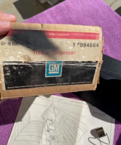 Alternative view of 1970's Chevrolet Impala Caprice Pickup Truck NOS Black Bench Underseat Tissue Dispenser #994664