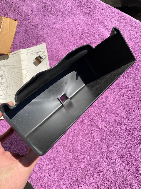 1970's Chevrolet Impala Caprice Pickup Truck NOS Black Bench Underseat Tissue Dispenser #994664 - Image 5
