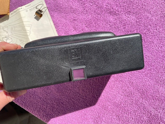 1970's Chevrolet Impala Caprice Pickup Truck NOS Black Bench Underseat Tissue Dispenser #994664 - Image 8