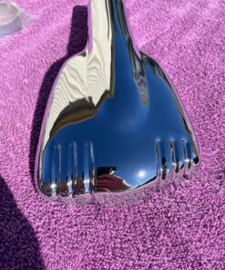 NORS bear claw exhaust tip deflector for 1942 to 1948 Chevrolet car vintage exhaust accessory chrome rear trim