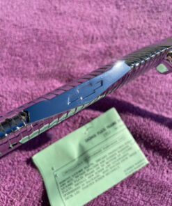 Alternative view of 1957 Chevrolet 150 210 Bel Air NORS Accessory Bowtie License Plate Frame