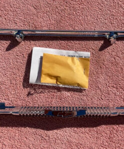 NORS bowtie license plate frame for 1958 Chevrolet Bel Air Biscayne Delray classic Chevy accessory vintage rear trim