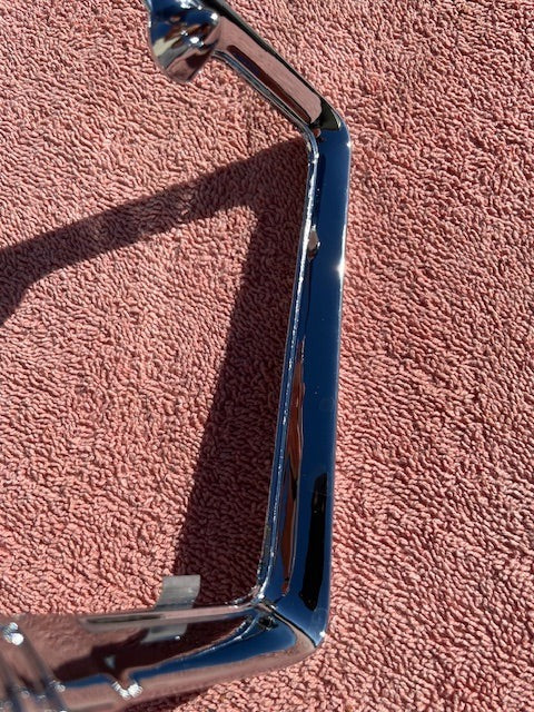 1958 Chevrolet Bel Air Biscayne Delray NORS Accessory Bowtie License Plate Frame - Image 8