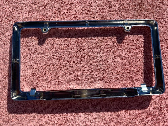 1958 Chevrolet Bel Air Biscayne Delray NORS Accessory Bowtie License Plate Frame - Image 10