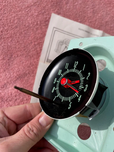 1969 Chevrolet Chevelle Malibu 6 8 NOS Accessory Dash Electric Clock #993666 - Image 3