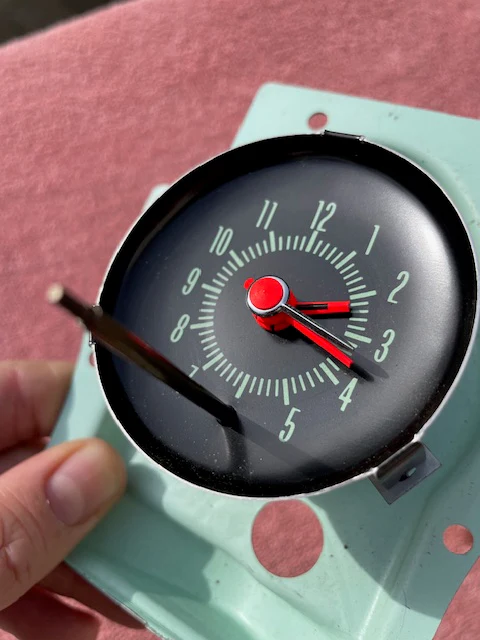 1969 Chevrolet Chevelle Malibu 6 8 NOS Accessory Dash Electric Clock #993666 - Image 7