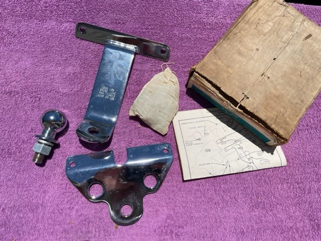 1965 1966 1967 Chevrolet Corvair NOS Accessory Chrome 1-7/8" Trailer Tow Hitch #986244 - Image 2