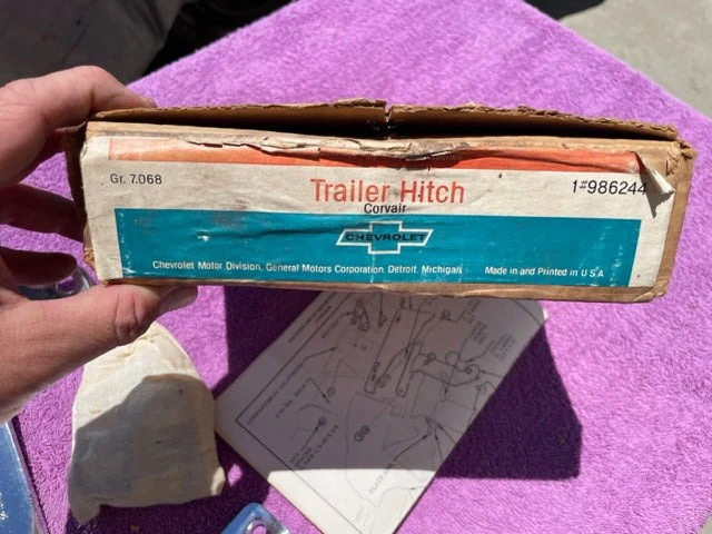 1965 1966 1967 Chevrolet Corvair NOS Accessory Chrome 1-7/8" Trailer Tow Hitch #986244 - Image 3