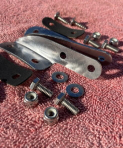 Alternative view of 1955-57 Chevrolet 150 210 Bel Air NEW Outside Visor Center Bracket Hardware Kit