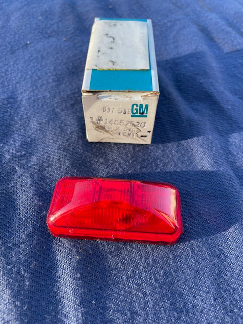 NOS red tailgate brake stop light for 1983 to 1989 Chevrolet GMC dually truck part number 14067520 original OEM rear lighting