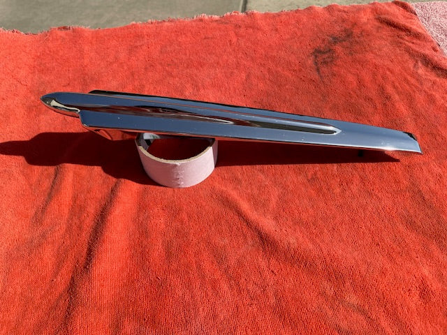 Original 1949 1950 Chevrolet hood ornament part number 3688253 NOS chrome accessory for Styleline Fleetline restoration