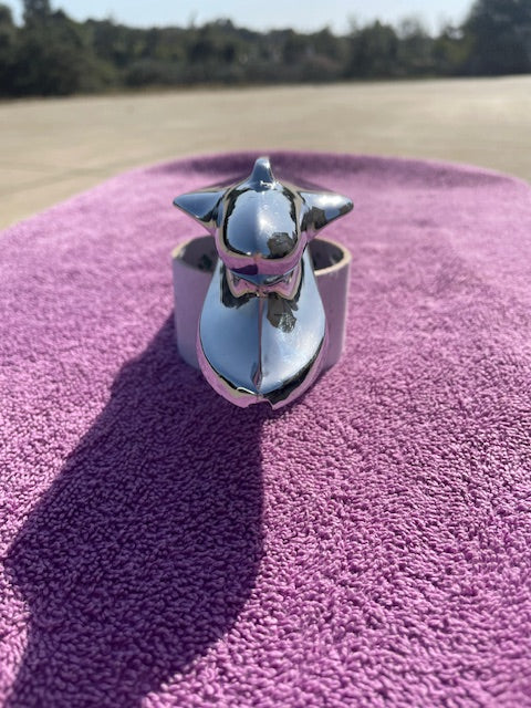1946 Chevrolet Stylemaster Fleetline Fleetmaster NOS Hood Ornament #3681650 - Image 3