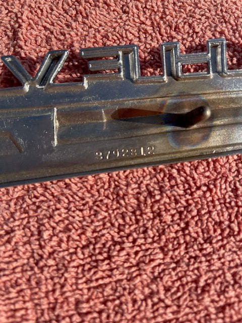 1962 Chevrolet Chevy II 2 Nova 4 6 300 Standard NOS Hood Lip Emblem #3792812 - Image 14