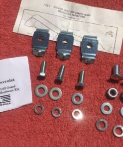 new grill guard mounting hardware kit for 1959 Chevrolet front bumper guard installation accessory