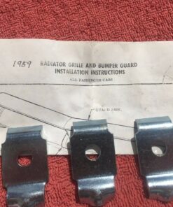 Alternative view of 1959 Chevrolet NEW Accessory Grill Guard Mounting Hardware Kit