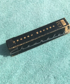 NOS Chevrolet speaker emblem script for 1955 1956 Chevy 150 210 dashboard trim badge