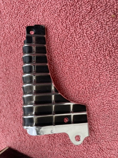 1968 Chevrolet Chevelle (non-S.S.) NOS RH Grille to Fender Trim Filler Extension #3926808 - Image 2
