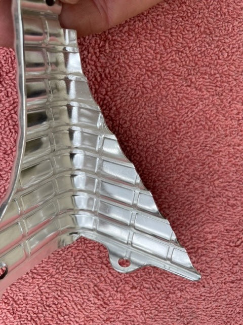 1968 Chevrolet Chevelle (non-S.S.) NOS RH Grille to Fender Trim Filler Extension #3926808 - Image 6