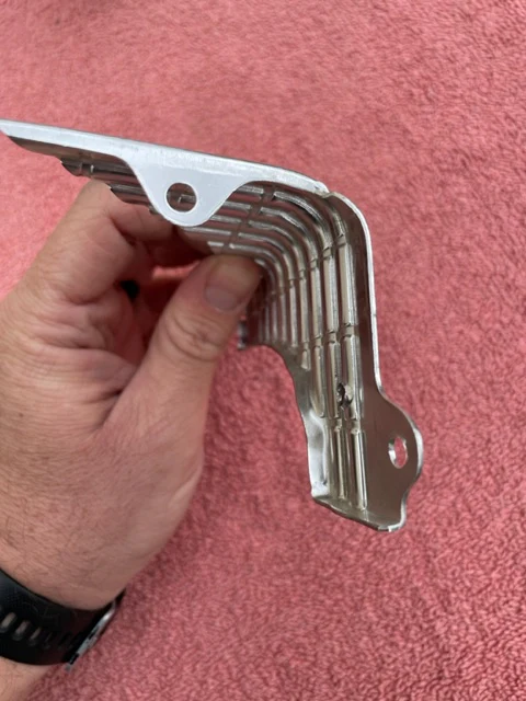 1968 Chevrolet Chevelle (non-S.S.) NOS RH Grille to Fender Trim Filler Extension #3926808 - Image 7
