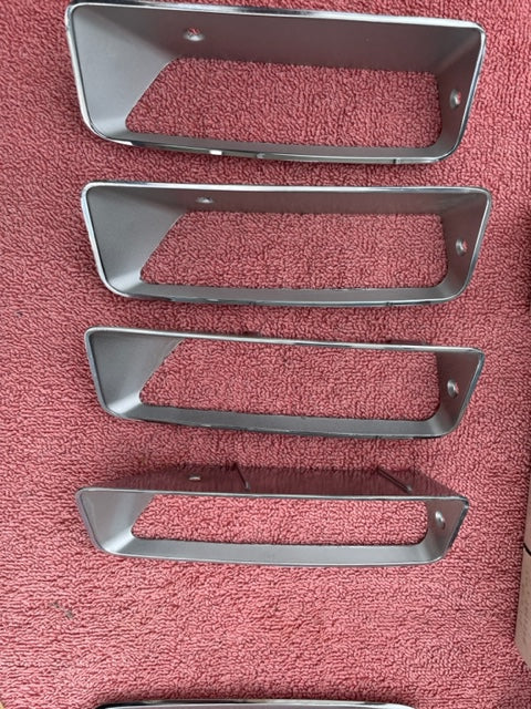 1969 Chevrolet Corvette C3 Stingray NOS Front Fender Louvre Set #3945247 / 3945248 - Image 7