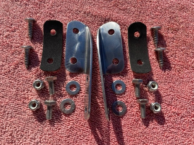 outside sun visor center bracket hardware kit for 1955 1956 1957 Chevrolet Bel Air 150 210