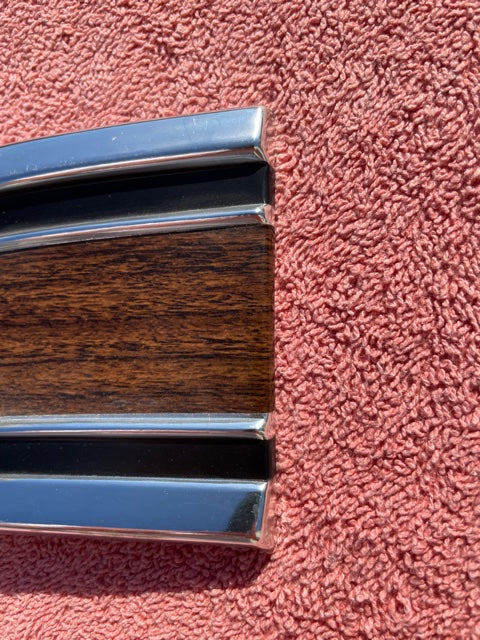 1969-1972 Chevy GMC Fleetside Truck NOS Right Lower Cab Wood Grain Molding #3955308 - Image 5