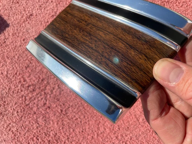1969-1972 Chevy GMC Fleetside Truck NOS Right Lower Cab Wood Grain Molding #3955308 - Image 8