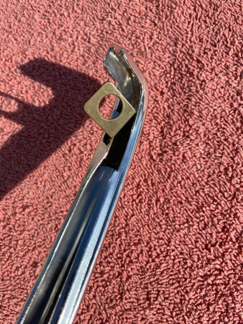 1968 Chevrolet Chevelle NOS RH Fender Grill Extension Trim Molding #3928424 - Image 7