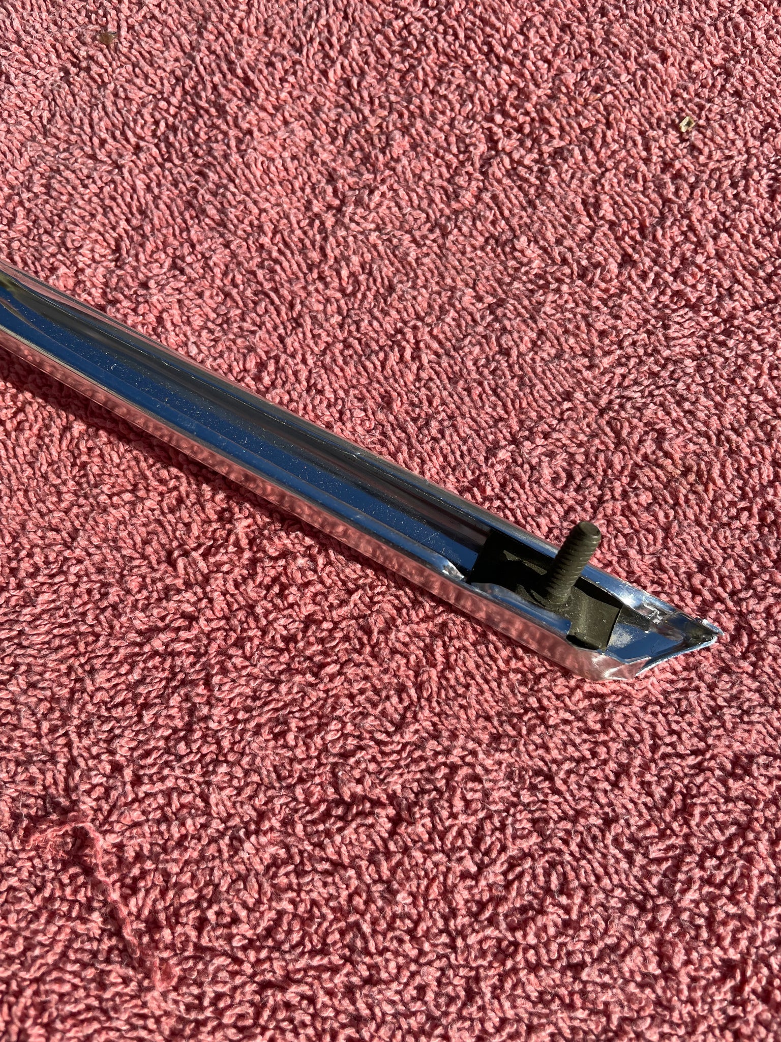 1968 Chevrolet Chevelle NOS RH Fender Grill Extension Trim Molding #3928424 - Image 8