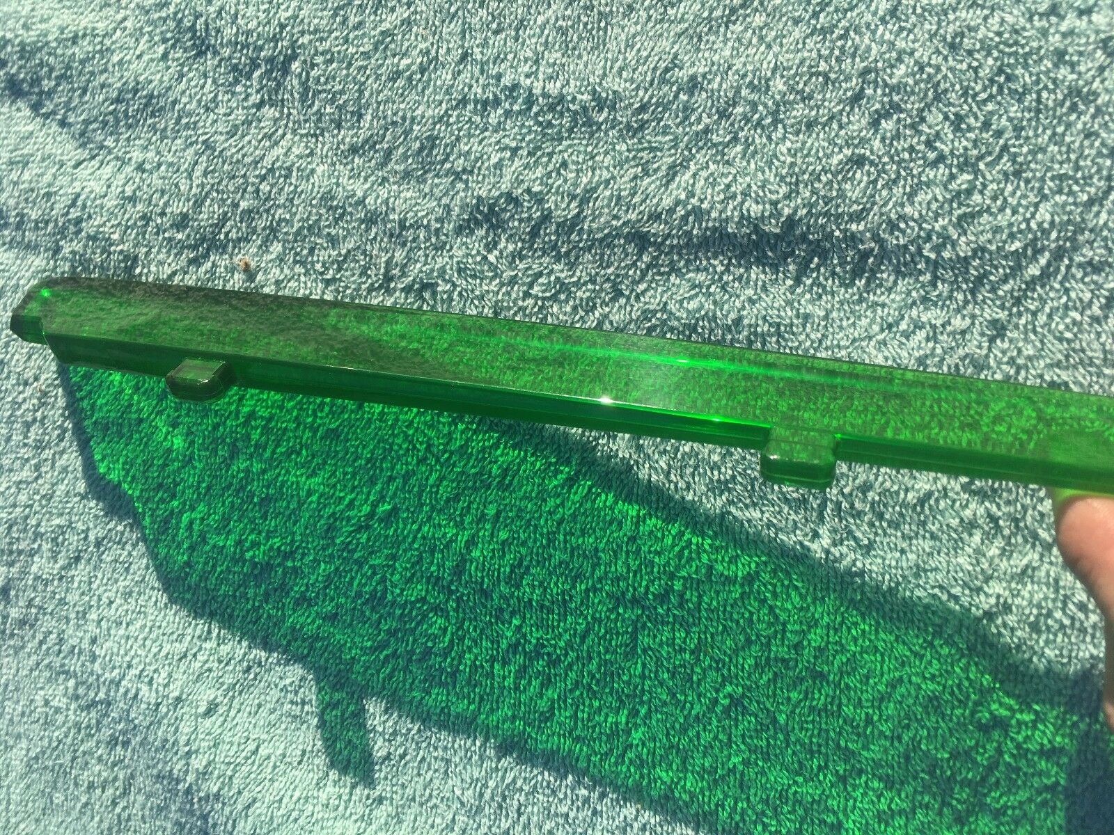 1947 1948 Chevrolet NEW Accessory Hood Ornament Insert - GREEN - Image 4