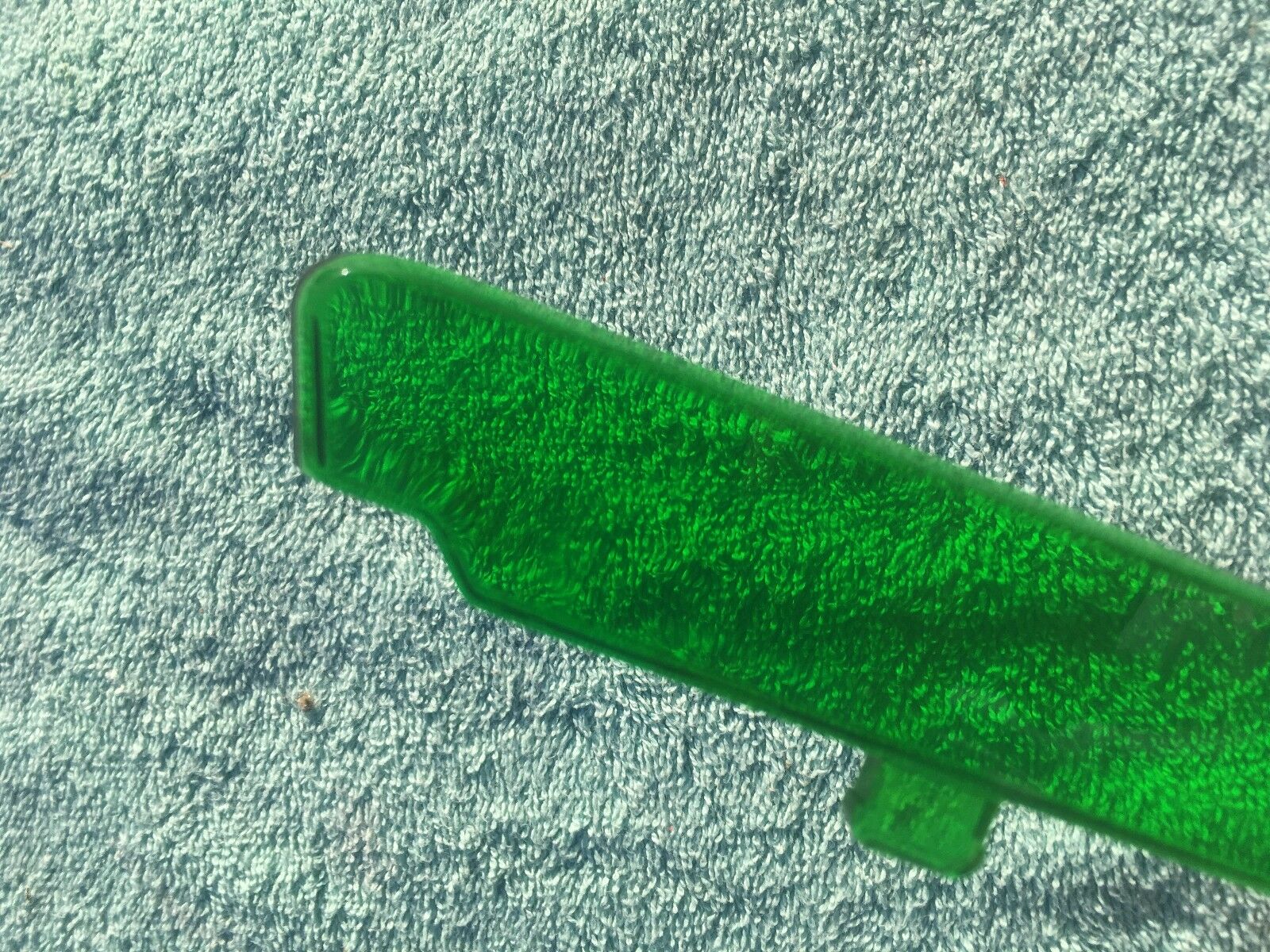 1947 1948 Chevrolet NEW Accessory Hood Ornament Insert - GREEN - Image 5