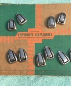NOS coat hanger hook pair for 1949 1950 1951 1952 Chevrolet Styleline Fleetline part number 986537 interior accessory