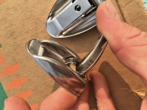 1953 - 1955 Chevrolet 150 210 Bel Air NOS Accessory Coat Hanger Hook ONE Pair #986537 - Image 6