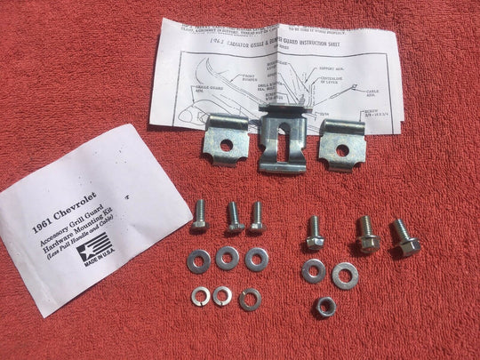 1961 Chevrolet NEW Accessory Grill Guard Mounting Hardware Kit - Image 3